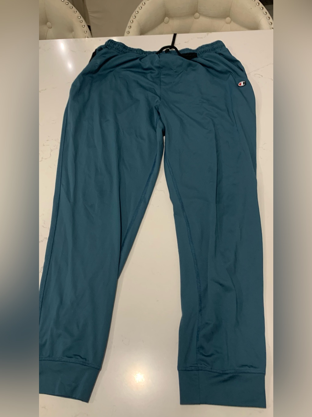 Champion Men’s Teal Athletic Track Pants Size L